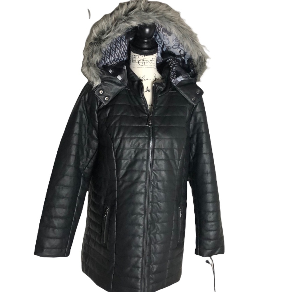 Dennis Basso Hooded Puffer Jacket